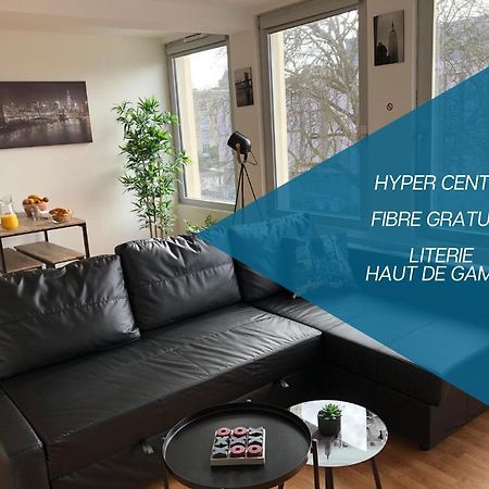 Hyper Centre - Wifi Fibre Gratuit - Jergweloh - Le New Yorkais Apartment Caen Bagian luar foto