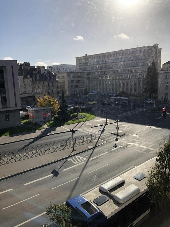 Hyper Centre - Wifi Fibre Gratuit - Jergweloh - Le New Yorkais Apartment Caen Bagian luar foto