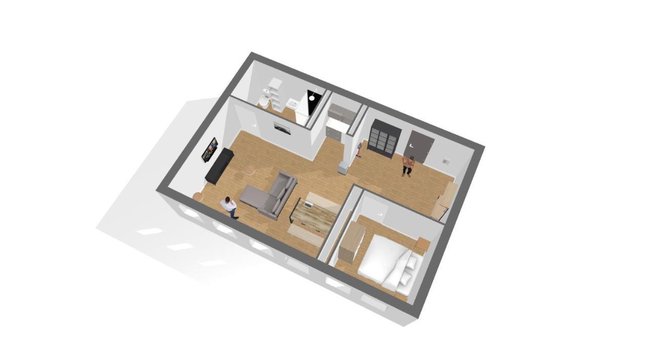 Hyper Centre - Wifi Fibre Gratuit - Jergweloh - Le New Yorkais Apartment Caen Bagian luar foto